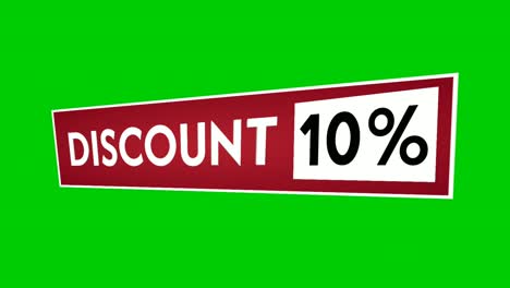 Discount-10%-text-percent-animation-motion-graphics-on-red-rectangle