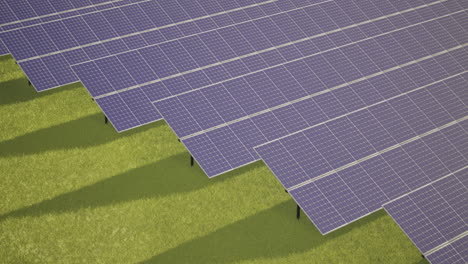 side-view-dolly-shot-of-solar-panels-on-grass