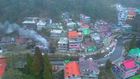 Darjeeling-landscape-Tea-Garden-and-Batasia-Loop-Darjeeling-Aerial-View-and-Toy-Train-Darjeeling