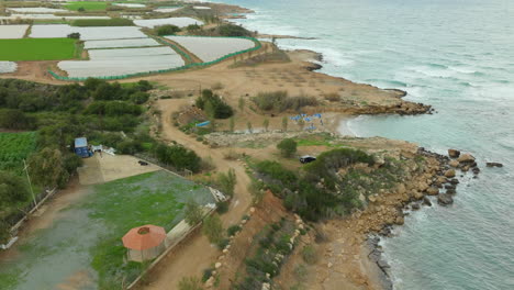 Vista-Panorámica-De-Kapparis,-Ubicada-En-Paralimni,-Chipre