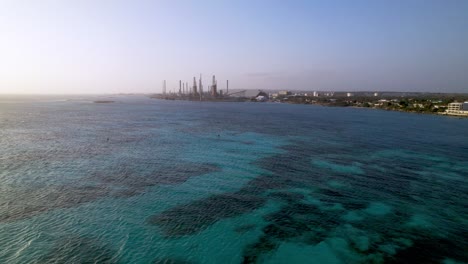 Entsalzungsanlage-Antenne-An-Der-Südküste-Von-Aruba