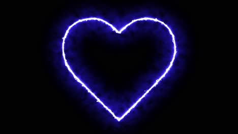 Eine-Animierte-Herzkontur-Mit-Einer-Leuchtend-Blauen-Linie-Eines-Kernreaktors,-Die-Seine-Form-Bildet-Und-Vor-Energie-Pulsiert