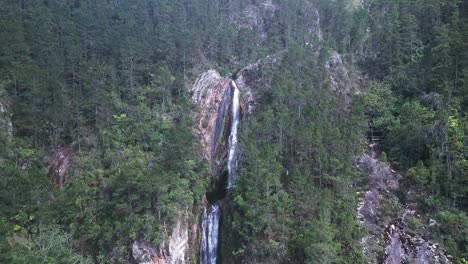 Salto-de-Aguas-Blancas-waterfall-in-Juan-Bautista-Perez-Rancier-National-Park,-Constanza,-Dominican-Republic