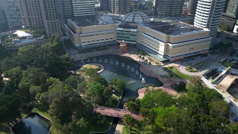 Moderner-Brunnen-Stadtzentrum-Von-Kuala-Lumpur