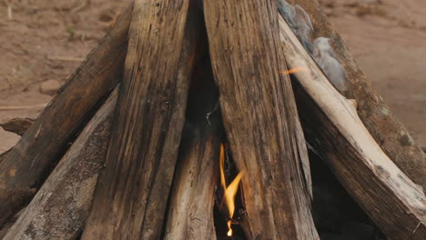 Burning-wood:-slow-motion-video-of-tongues-of-fire-and-ember-smoke