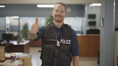 African-american-cop-giving-thumbs-up