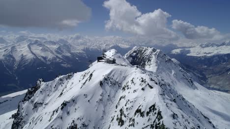 Gipfel-Des-Mount-Eggishorn-In-Der-Schweiz