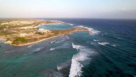 ocean-current-at-baby-beach-aerial-in-aruba