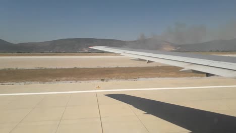 MUGLA,-TURKISH---JULY-01,-2020:-Airport-Bodrum-plane-landing