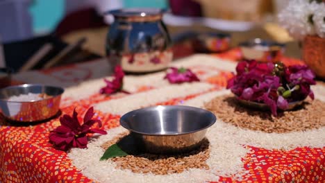 Prayer-Items-At-Traditional-Indian-Hindu-Wedding-Ceremony