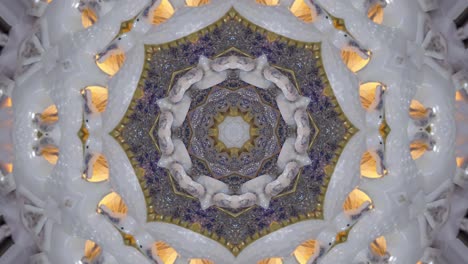 gold-idol-Abstract-design-kaleidoscope