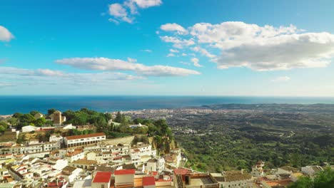 Zeitraffer-In-Mijas-Pueblo,-Andalusien,-Spanien