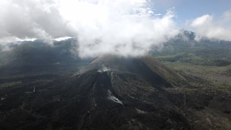 Disparo-De-Drone:-Volcán-Paricutín-En-Un-Día-Nublado