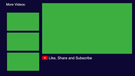 YouTube-Video-Endbildschirm,-Greenscreen,-Video-Vorlage