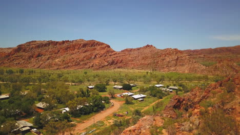 Looma-Camballin-Kimberley-Purnululu-Fitzroy-Cruce-Drone-Aéreo-Interior-De-Australia-Wa-Occidental-Aus-Aborigen-Paisaje-Ver-Territorio-Del-Norte-Lejano-Downs-Under-Broome-Darwin-Rojo-Rock-Arriba-Cámara-Lenta