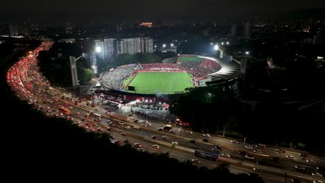 Fußballstadion-In-Sao-Paulo,-Brasilien