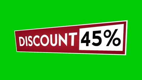 Discount-45%-text-percent-animation-motion-graphics-on-red-rectangle