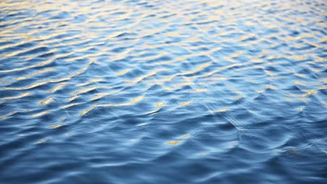 Ripples-in-sea-at-golden-hour