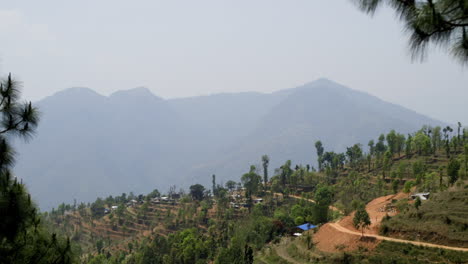 Nepal,-Himalaya,-Camino-A-La-Aldea-Rural