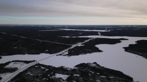 Large-Frozen-Winter-Landscape-Near-Churchill-Manitoba-Canada-Northern-Frozen-Highway
