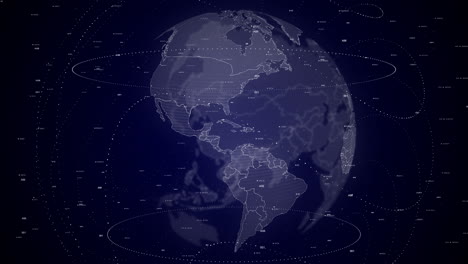 Digitaler-Globus-Dreht-Sich-Und-Zoomt-Auf-Das-Land-Jamaika