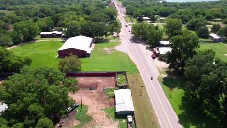 Dies-Sind-Luftaufnahmen-Der-Stadt-Lebanon-In-Oklahoma