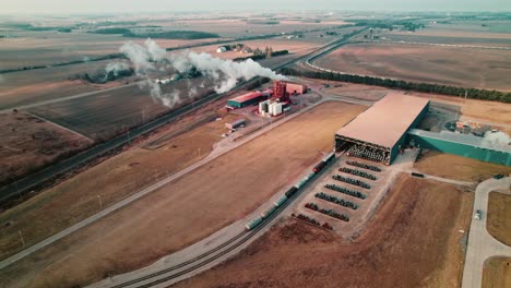 Industria-Metalúrgica-En-El-Delta-De-Ohio,-Ohio,-Estados-Unidos