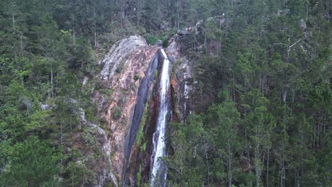 Salto-De-Aguas-Blancas-Waterfall-In-Juan-Bautista-Perez-Rancier-National-Park,-Constanza,-Dominican-Republic