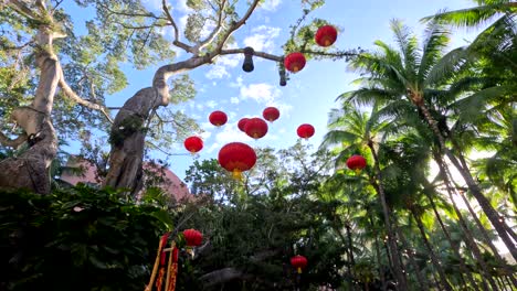 Rote-Laternen-Symbolisieren-Glück-Und-Wohlstand-Für-Das-Neue-Mondjahr