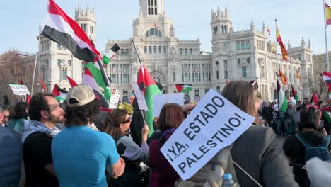 Ein-Demonstrant-Hält-Ein-Plakat-Mit-Der-Aufschrift-&quot;Jetzt,-Palästinensischer-Staat