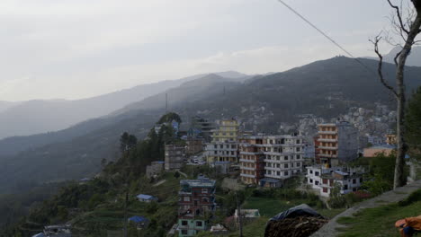 nepal,-Himalayas,-rural-village-in-the-mountains