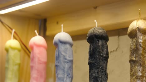 Novelty-Phallic-shaped-candles-on-display-in-Venetian-La-Candela-store