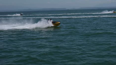 Sea-Doo,-sea-doo,-Water-scooter-at-full-speed,-BRP,-Jet-Ski,-Water-scooter,-watercraft
