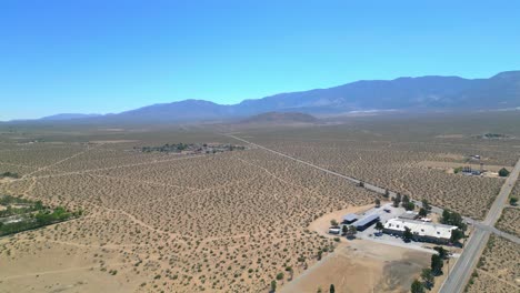 Desolate-Nature-Landscape-Of-Lucerne-Valley-In-Mojave-Desert,-Western-San-Bernardino-County,-California,-USA