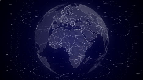 Digitaler-Globus-Dreht-Sich-Und-Zoomt-Auf-Das-Land-Tschad