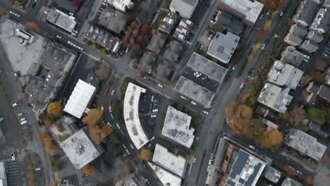 Top-down-shot-overhead-the-residential-communities-in-downtown-Seattle