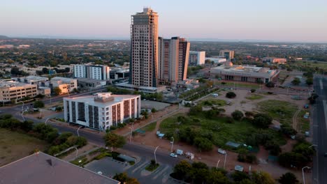 CBD-Aerial-Shot-Establishing-Botswana's-Most-Iconic-Building---iTowers