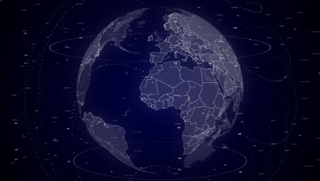 Digitaler-Globus-Dreht-Sich-Und-Zoomt-Auf-Das-Land-Mali