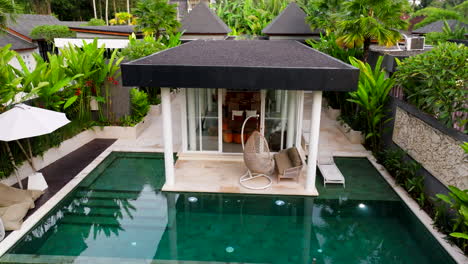 Luxury-Indonesian-villas-with-private-pool,-Bali