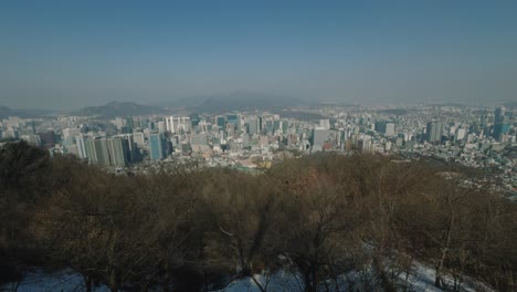 Aussicht-Von-Der-Spitze-Des-Namsan-Towers-Seoul