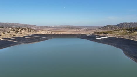 Wasserspeicherung,-Reservoir-Für-Landwirtschaftliche-Bewässerung,-Dürre-Und-Klimakrise