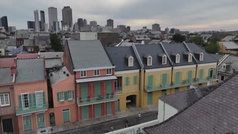 Aerial-view-of-Old-French-Quarter-in-New-Orleans