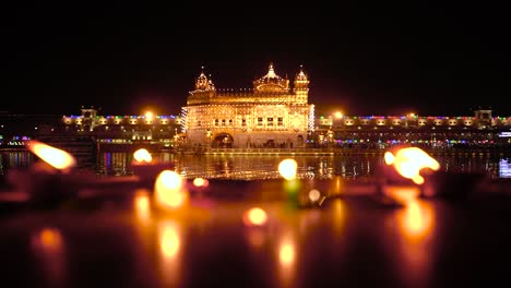 The-Golden-Temple-Amritsar-India-Celebrate-Gurupurab-in-Golden-Temple-and-Fireworks