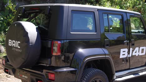 Baic-Bj40,-Todo-Terreno,-Coche-Chino,-Bj40,-Parrilla-Delantera-Del-Automóvil