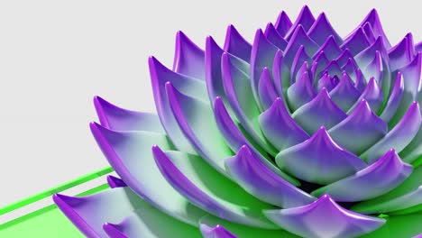 Hypnotic-animation-of-lotus-flower-spawning-infinite-petals,-loop