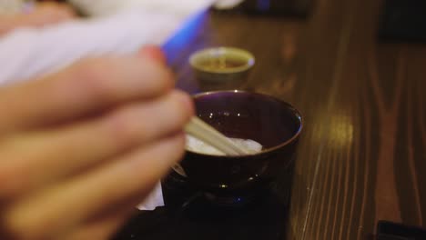 Mochi-Soup-in-Bowl-with-Chopsticks