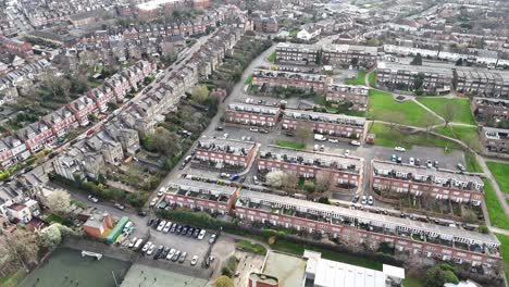 Hornsey-North-London-Streets-and-roads-UK-drone,aerial