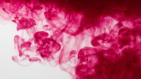 slow-motion-red-cloud,-liquid-color-dye-visual