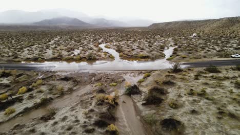 Desierto-Inundado-En-Estados-Unidos-Después-De-Fuertes-Lluvias