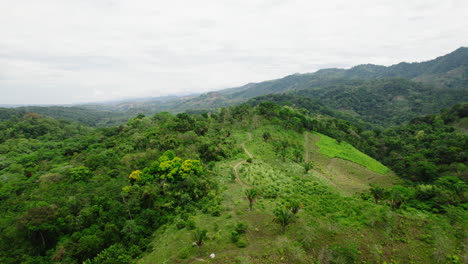 Aerial-view-of-mountain-landscape-in-remote-destination